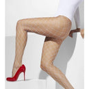 Diamond Net Tights Adult White_1 sm-42740