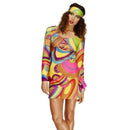 Fever 70s Flower Power Costume Adult_1 sm-30462M