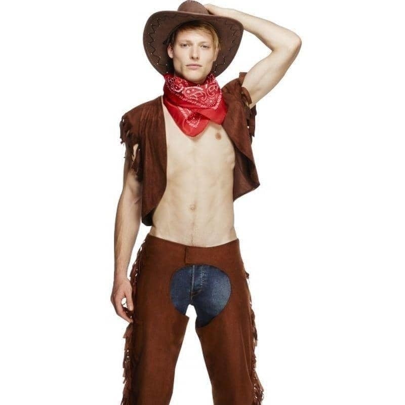 Fever Male Ride Em High Cowboy Costume Adult Brown Fever Male Ride Em High Cowboy Costume Adult Brown