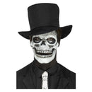 Foam Latex Skeleton Face Prosthetic Adult White_2