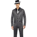 Gangster Costume Adult Black White_1 sm-23687L