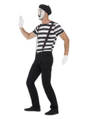 Gentleman Mime Artist Costume Adult Black Make Up
