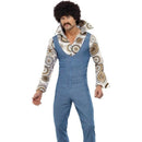 Groovy Dancer Costume Adult Blue Floral_1 sm-33216L