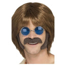 Hippie Disguise Set Adult Brown_2