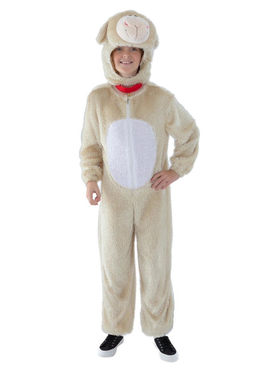 Lamb Costume Kids Cream Jumpsuit Hood Lamb Costume Kids Cream Jumpsuit Hood