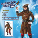 Mens Captain John Longfellow Adult Costume Male Halloween_2