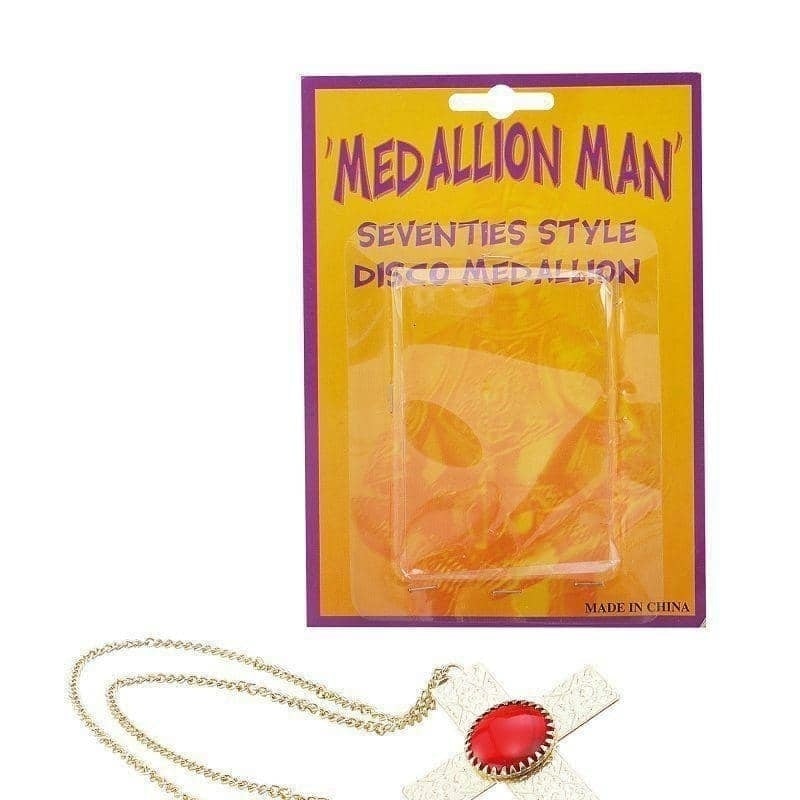 Mens Elvis Medallion Gold Costume Accessories Male Halloween Mens Elvis Medallion Gold Costume Accessories Male Halloween