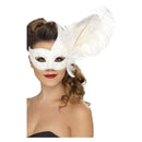 Ornate Columbina Eyemask Adult White_2