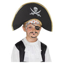 Pirate Captain Hat Kids Black_2