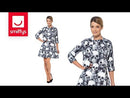 Ladies Skeleton Suit Black White Jacket Dress