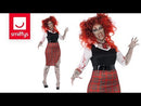High School Horror Zombie Schoolgirl Adult Costume