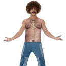 Realistic 70s Hairy Chest Sleeveless Top Adult Pink_1 sm-43514M