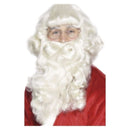 Santa Wig and Beard Set Adult White_2