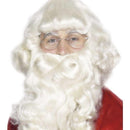 Santa Wig and Beard Set Adult White_1 sm-30125