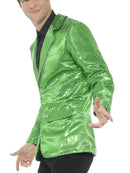 Green Sequin Jacket Stylish Adult Costume Accessory