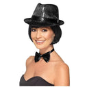 Sequin Trilby Hat Adult Black_2