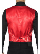 Red Sequin Waistcoat for Adult Costumes