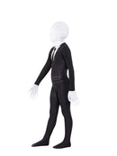 Supernatural Boy Costume Kids Slenderman Bodysuit Black