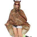 Tiger Party Poncho Adult Orange Black_1 sm-27610