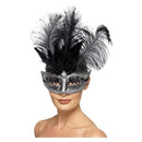 Venetian Colombina Eyemask Adult Grey_2