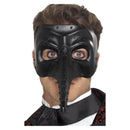 Venetian Gothic Capitano Mask Adult Black_2
