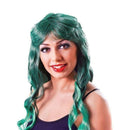 Womens Cheryl Wig Green Black Wigs Female Halloween Costume_1 BW571