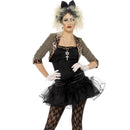 80s Wild Child Costume Black Womens Smiffys 1980's 638