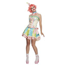 Fever Deluxe Vintage Clown Costume White Womens Smiffys Bijou Boutique 4455