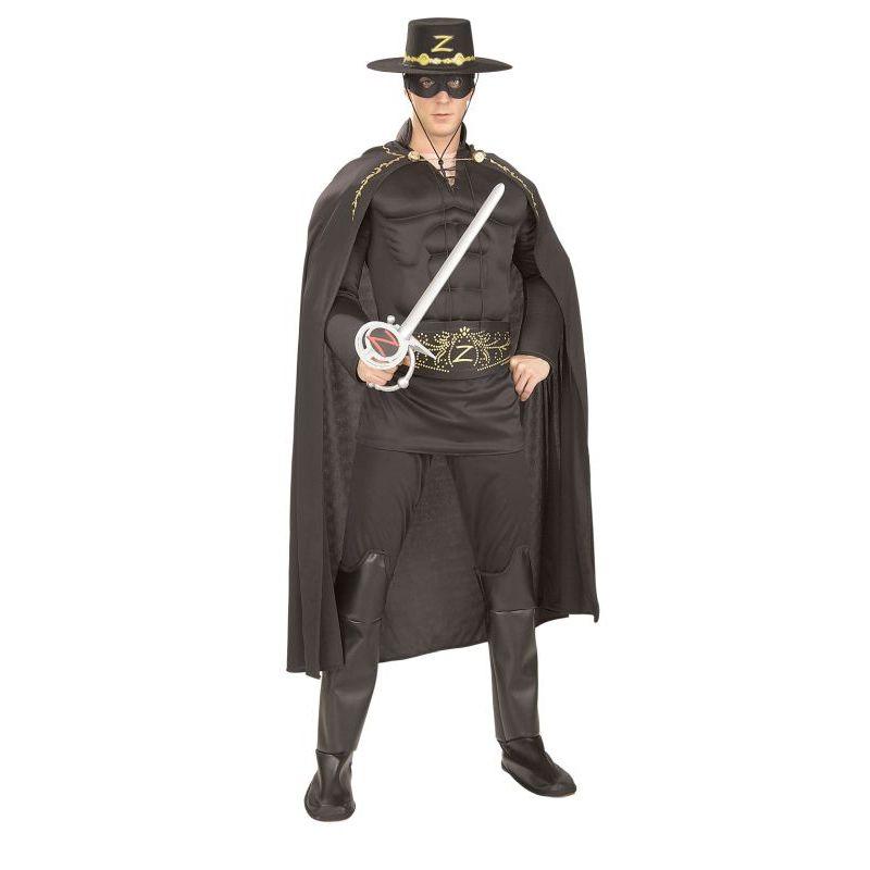 Rubie's Men's Deluxe Muscle Chest Zorro Costume Rubies ZORRO 17509