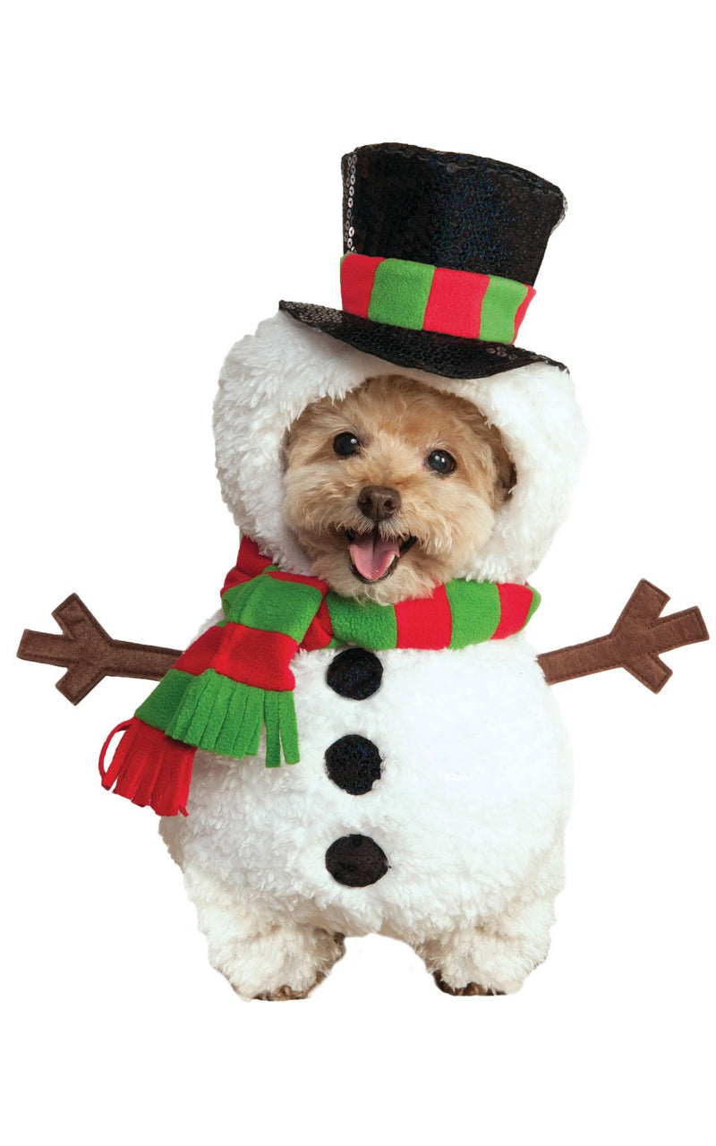 Walking Snowman Pet Costume Rubies GENERIC 23490