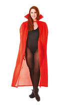 56" Nylon Dracula Cape Red Adult Costume Male 56" Mens Bristol Novelty Male Costumes 677