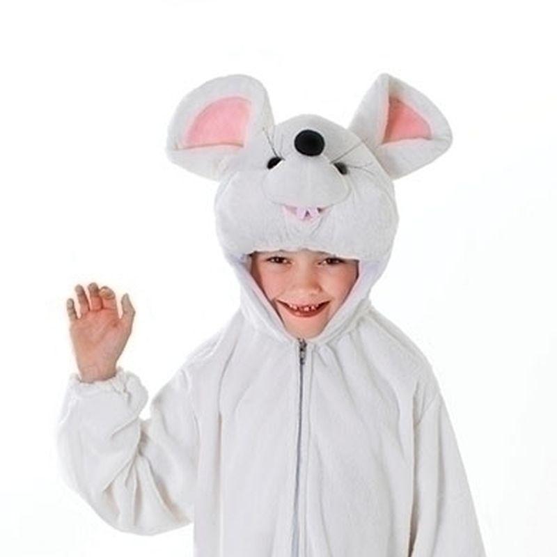 Mouse Plush White Boys Costume Mouse Plush White Boys Costume