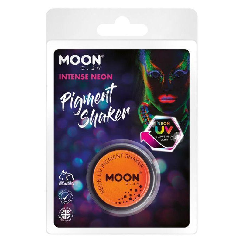 Moon Glow Intense Neon UV Pigment Shakers Orange Smiffys Moon Creations 21303