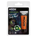 Moon Glow Glow in the Dark Face Paint Orange Smiffys Moon Creations 21313