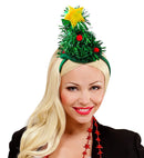 Tinsel Christmas Tree Mini Hat