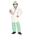 Doctor  Shirt, Pants, Lab Coat, Hat, Face Mask, Stethoscope 