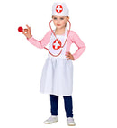 Nurse  Apron, Headpiece  Child Size 113 Cm - 3-5 Years