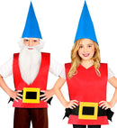 Gnome  Vest With Belt, Hat  Child Size 113 Cm - 3-5 Years