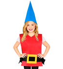 Gnome  Vest With Belt, Hat  Child Size 113 Cm - 3-5 Years