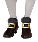 Pair Of Leather Look Metal Shoe Buckles