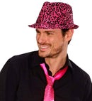Animalier Sequined Fedora 2 Colors Assorted