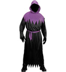 Phantom  Hooded Robe With Invisible Face Mask, Belt 