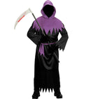 Phantom  Hooded Robe With Invisible Face Mask, Belt 