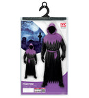 Phantom  Hooded Robe With Invisible Face Mask, Belt 