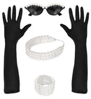 Tiffany  Glasses, Gloves, Choker, Bracelet 