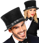 Collapsible Top Hat Velvet 14 Cm