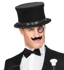 Collapsible Top Hat Velvet 14 Cm