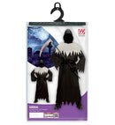 Ghoul  Hooded Robe With Invisible Face Mask, Belt 