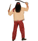 Pirate  Shirt With Vest And Belt, Pants, Head Scarf 