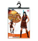 Native Indian  Dress, Belt, Headband With Feather 